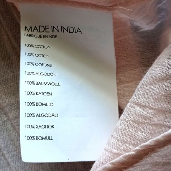 Club Monaco Gauzy Cotton Top Sz S Pink Old Money Quiet Luxury Relaxed Elizabina - Picture 12 of 16